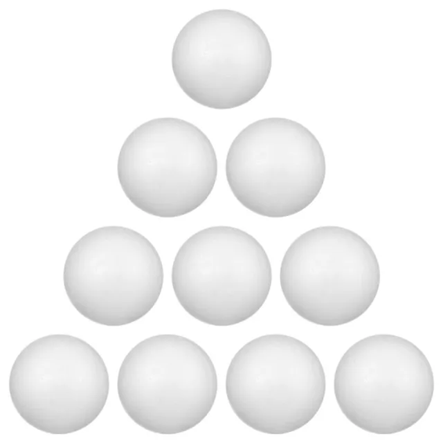 10 bolas de modelado artesanal navideño de 6 cm para proyectos escolares