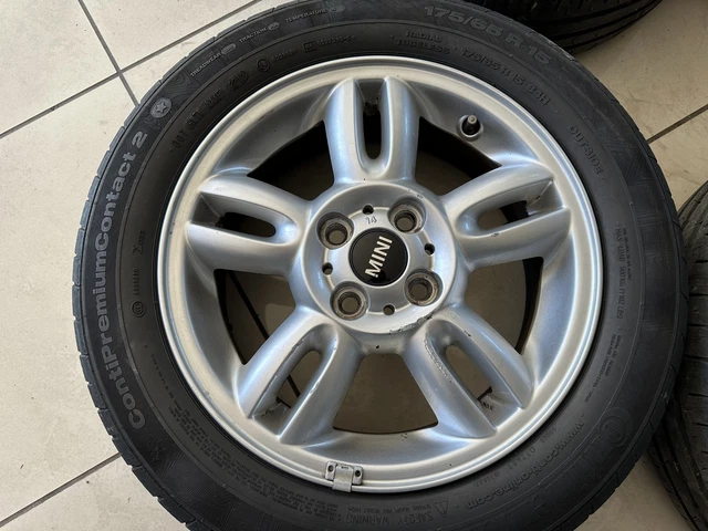 6791930 4 CERCHI In Lega Con Gomme Mini R56 175 65 R15 2011 Dot 06/17 ...