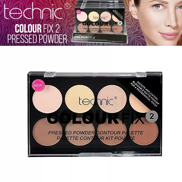 Technic Colore Fix 2 in 1 Pressato Polvere & Crema Foundation MakeUP