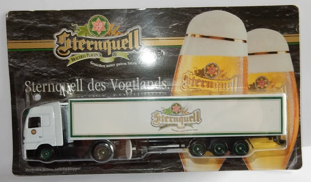 Camion Remorque Mercedes Actros Grell HO 1:87 - Thème Bière Stauder, Occasion Comme Neuf