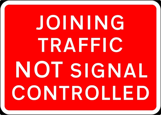 Segnaletica rigida controllata controllo traffico non segnale 1050 x 750 mm riflettente