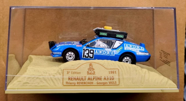 Voiture Miniature Renault Alpine A310 Paris-Dakar - Échelle 1/43 - NOREV 1991