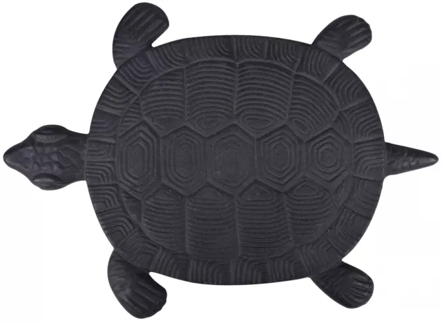 Degawo Rodapié Jardín Placa de Cama Corte Casa de Campo Hierro Fundido Tortuga