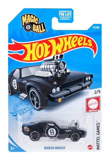 HOT WHEELS ROGER DODGER Magic 8 Ball Mattel Games 2/5 2021 🔥🔥 $10.50 ...