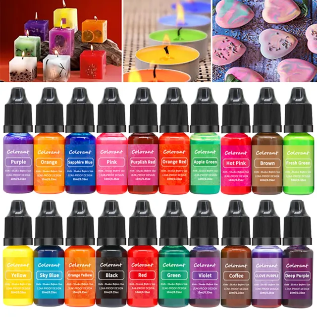 10ml Candle Dye Color Essence Soap Toning Pigment Wax Paraffin Dye Colorant