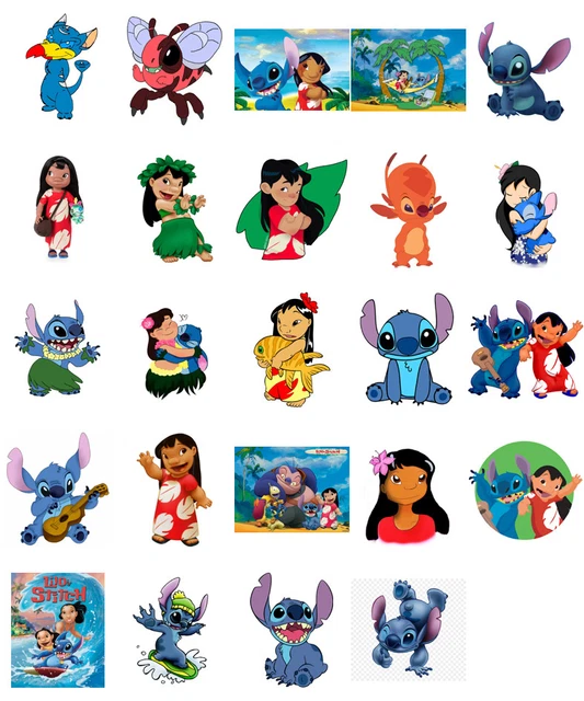 Lilo and Stitch , iron on T shirt transfer. Choose image and size
