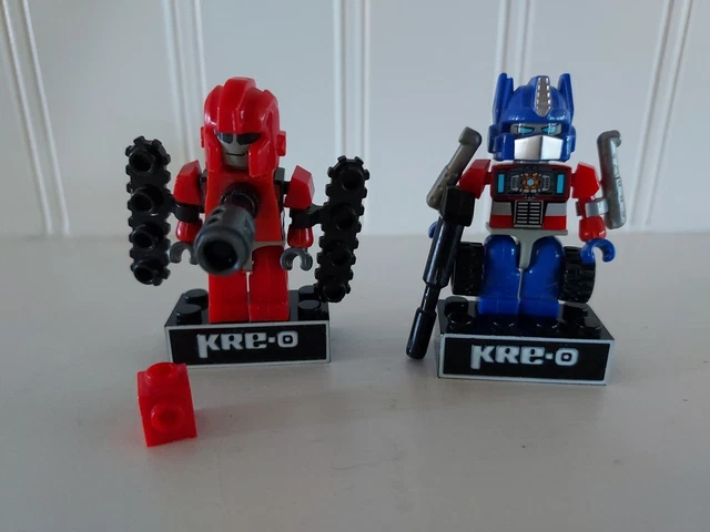 Transformers Kre-o Optimus Prime w Blaster & Warpath Lot