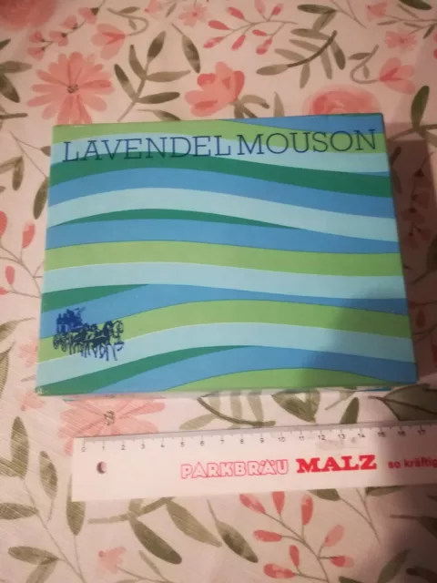 Mouson Lavendel mit der Postkutsche Flacon in Sammlergeschenkbox Vintage Rarität