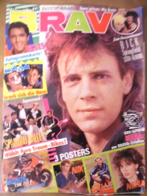 BRAVO  33-1984 C Rick Springfield Billy Idol Nik Kershaw Duran Limahl ÄRZTE Wham