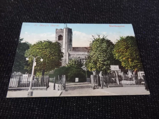 St marys Church Walthamstow Postcard London - 80164