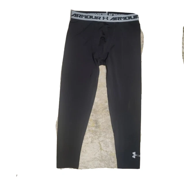 - Leggings Under Armour Ragazzi Gioventù XL Ingranaggio Calore Montati Baselayer Nero YXL