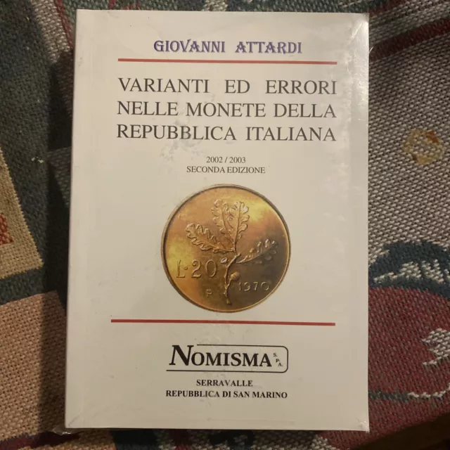 Catalogo Attardi Varianti ed Errori Monete della Repubblica Italiana - Nuovo