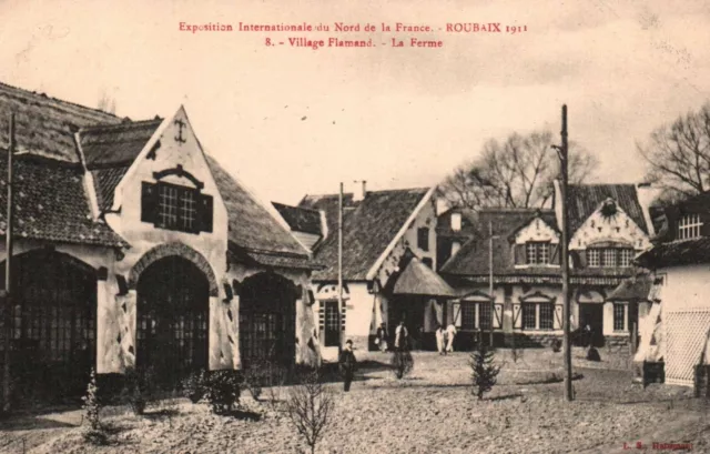 *Carte Postale - Nord - 59 - Roubaix - Village Flamand - La Ferme