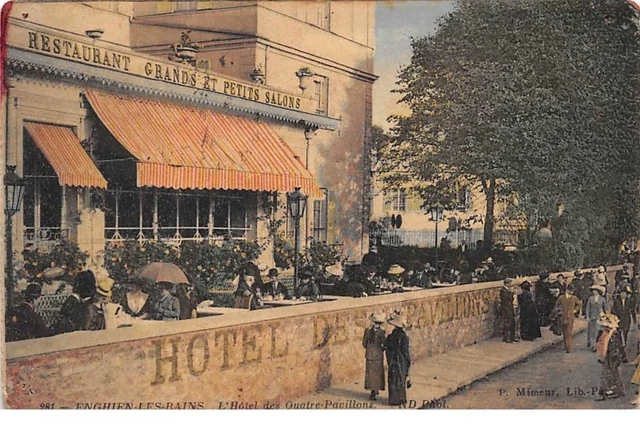 95 - n°150977 - enghien-les-bains - l'hôtel des quatre-pavillons - restaurant