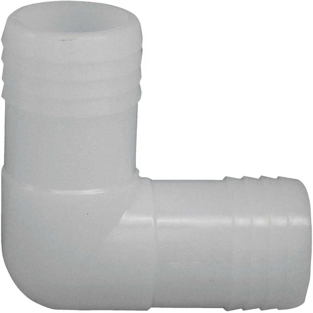 Boshart 1-1/4 In. Barb 90 Deg. Nylon Elbow (1/4 Bend) UNE-12 Pack of 5 Boshart