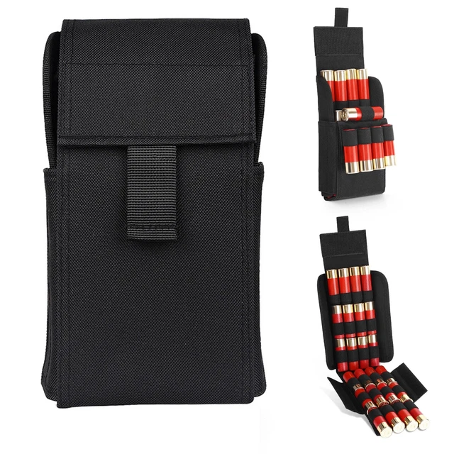 TACTICAL SHOTGUN SHELL Holder 25 Rounds 12 Gauge Ammo Pouch Cartridge ...