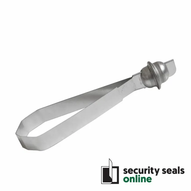 Ball Head Metal Band Security Seals for sealing cargo containers, Pack of 100