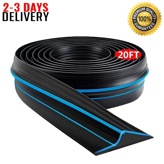 UNIVERSAL GARAGE DOOR Threshold Seal Strip 20FT Kit, Bottom Waterproof