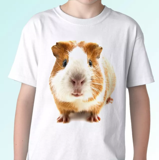 Guinea Pig white t shirt animal tee top design - mens womens kids sizes