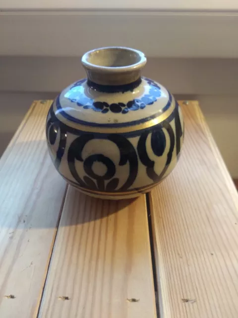 Vase céramique art déco 1920 signé AR Alfred Renoleau Angoulême