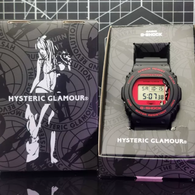 CASIO G-SHOCK 🇯🇵 DW-5750 Limited Edition HYSTERIC GLAMOUR Collab Black ...