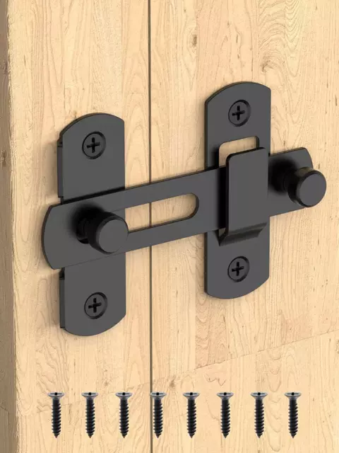 Sliding Barn Door Lock, Stainless Steel Gate Latches Flip Latch Safety Door Bolt