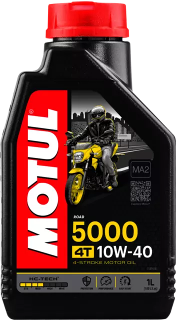 Motul Huile Lubrifiante 4T 5000 10W40 4T 1L