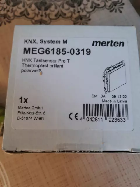 Schneider Merten KNX-Tastsensor PRO T MTN6185-0319 weiß Bussystem-Tastsensoren