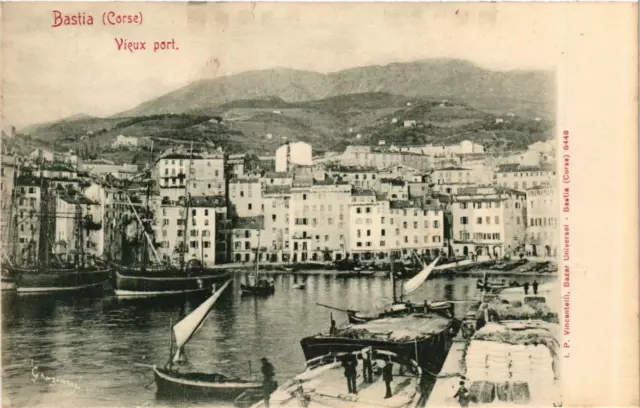 CPA AK CORSE BASTIA. Vieux Port (710717)