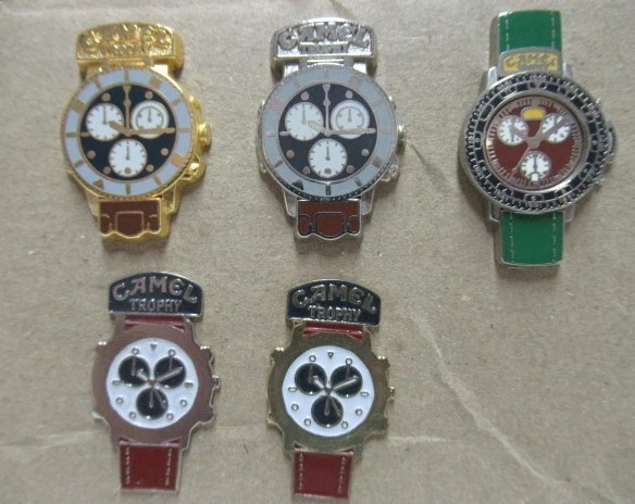 Beau Pin's, montre Immersion, zamac, signé Création PST