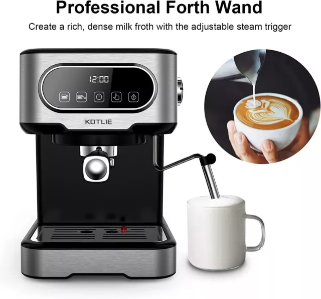 ESPRESSO COFFEE MACHINE KOTLIE CM5403F Coffee Maker Digital Touch Panel  1.5L EUR 81,44 - PicClick IT