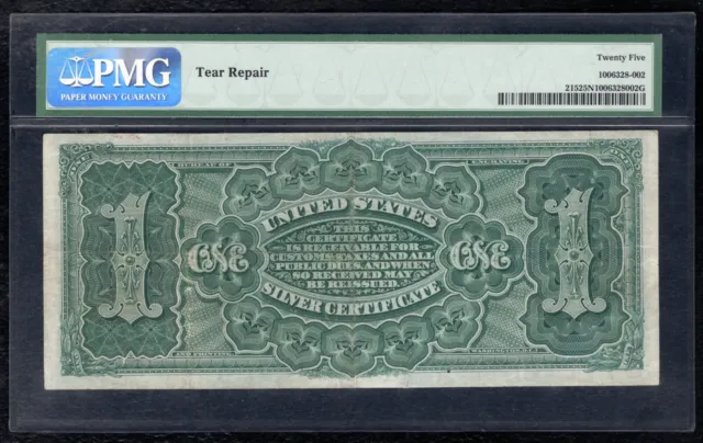 Fr. 215 1886 $1 One Dollar “Martha” Silver Certificate Note Pmg Very Fine-25 2