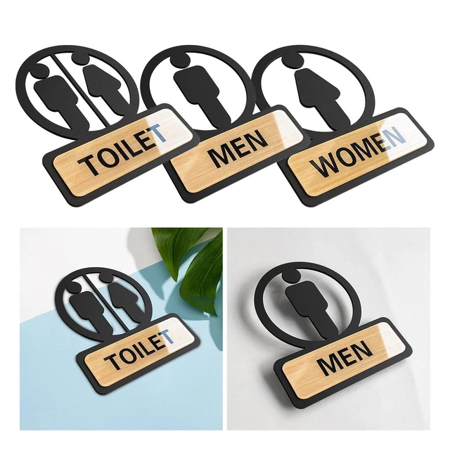 Panneau De Confidentialité Coulissant Pour Toilettes/bureau - Indicateur Occupé/Vacant - Blanc - Lot De 3 - Auto-adhésif