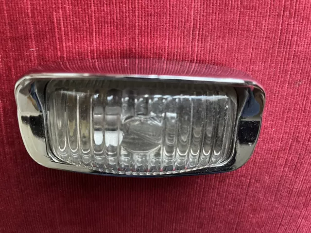 Classic New Old Stock Stainless Steel Chrome Reverse Light Lamp