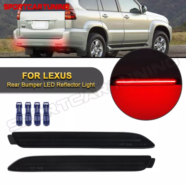 Bumper Reflector For 11-2020 Toyota Sienna ISF GX RX 2015-17 NX200t NX300h Rear