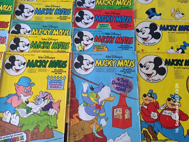 47Walt Disneys Micky Maus EHAPA-Verlag  1971,1974,1975,1976,1977,1978.siehe Text 3