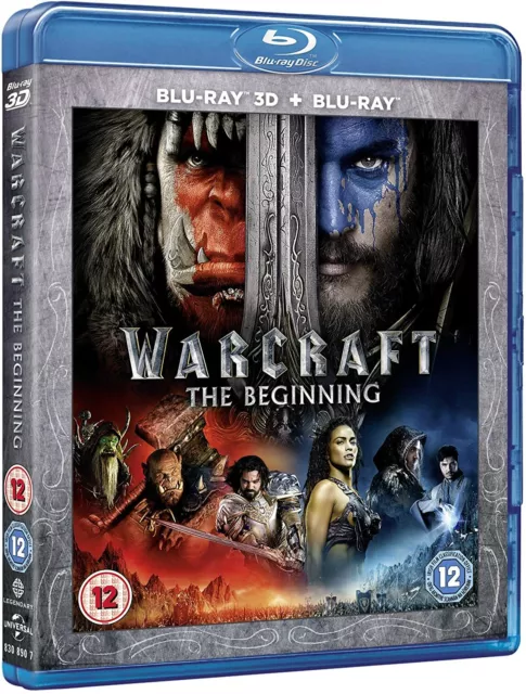 WARCRAFT The Beginning (2016) 3D + 2D Blu-Ray BRAND NEW Free Ship