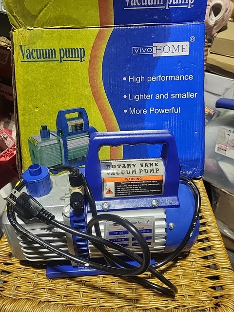 VIVOHOME 110V 1/4 HP 3.5CFM Single Stage Rotary Vane Air Vacuum Pump