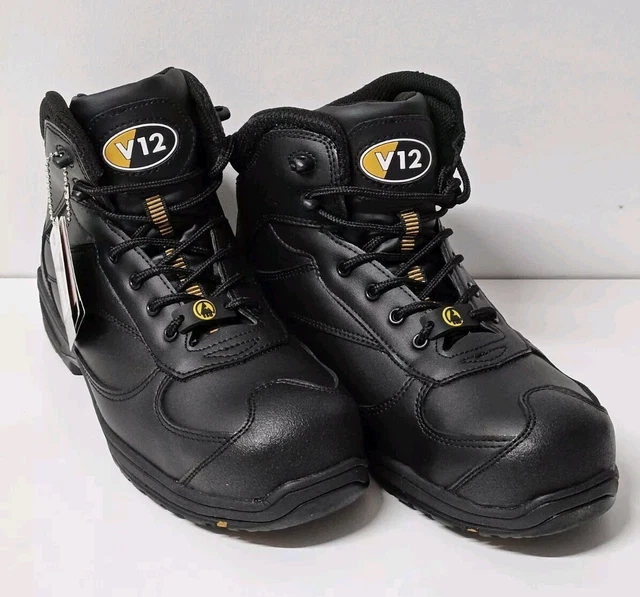 Octane Boot V12 OCTANE MENS Vegan S3 Safety Work Boots UK Size 9 New & Boxed FREE ...