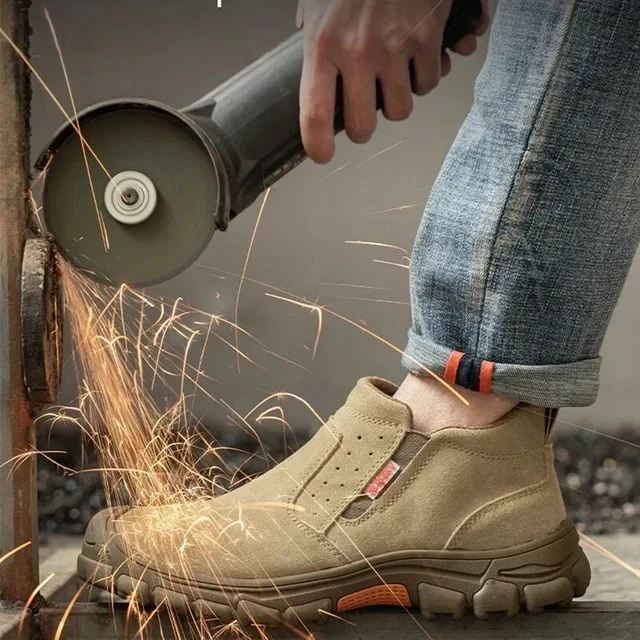 CHAUSSURES DE PROTECTION du Travail pour Hommes - Anti-Écrasement