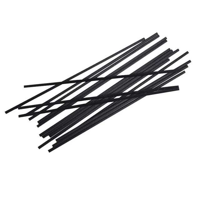 50 Pcs Wooden Office Scent Fiber Sticks Oil Duffuser Essential