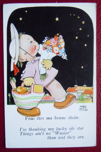 Cpa - Illustrateur - Mabel Lucie Attwell - Vous Etes Ma Bonne Etoile