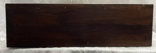 Antique Wall Rack & Shelf W/ Authentic 4 Iron Railroad Spikes Hooks Rustic 5