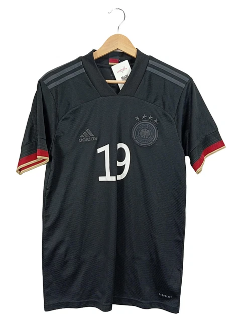 Maillot Extérieur Allemagne 2009/2010 Coupe Du Monde – Taille L, Noir, Adidas Authentique