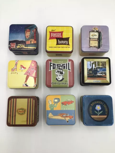 FOSSIL WATCH TIN Box Sardines in Olive oil 2.80 PicClick