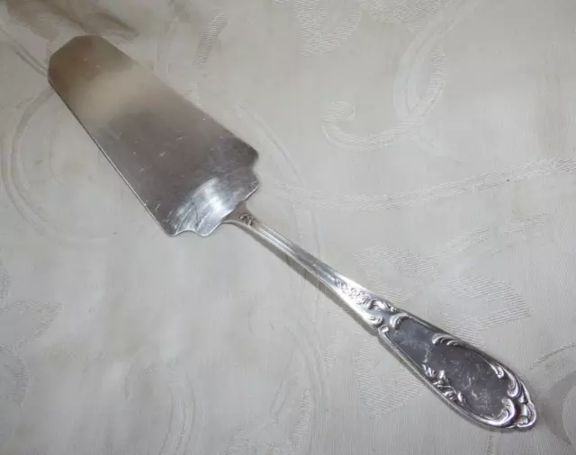 SFAM Goldsmithing Model Rocaille Louis XV Silver Metal Pie Shovel Cover