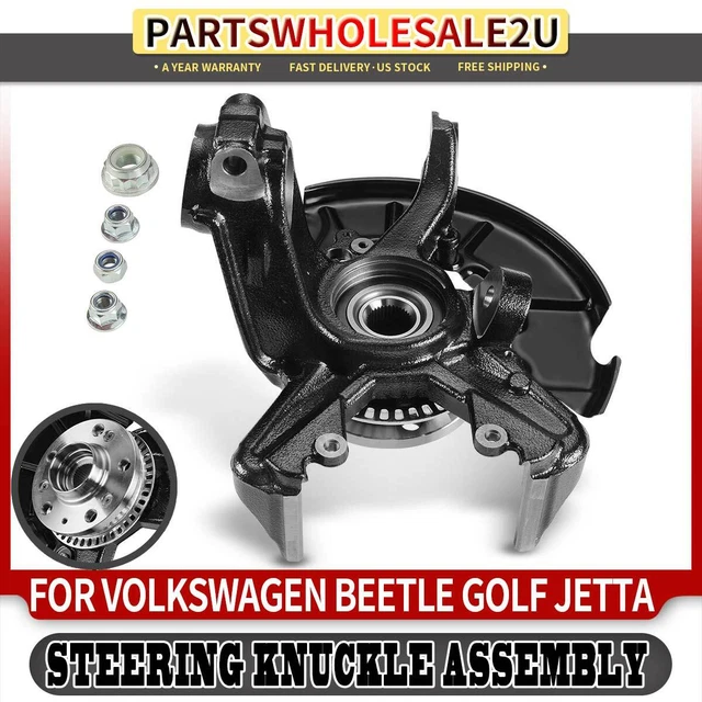 FRONT RIGHT WHEEL Bearing Hub Knuckle Assembly for Volkswagen Golf