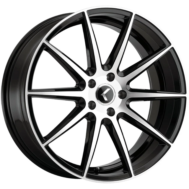 4-Kraze KR194 Cosmos 20x8.5 5x120 +38mm Black/Machined Wheels Rims 20" Inch