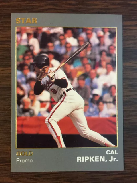 1990 Star Company CAL RIPKEN JR Limited Edition GOLD Promo Card  300 printed