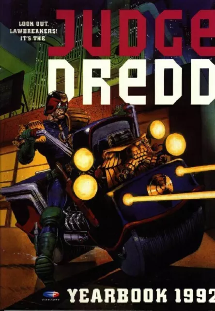 2000AD ft JUDGE DREDD - 1992 JUDGE DREDD YEARBOOK - EXCELLENT CONDITION